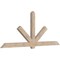 Ekena Millwork Kennewick Smooth Timber Gable Bracket, Douglas Fir, 108"W x 45"H x 3 1/2"D x 5 1/2"F, 10/12 Pitch GBW108X45X0406KEN00SDF - alternate 5